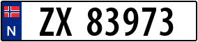 Truck License Plate